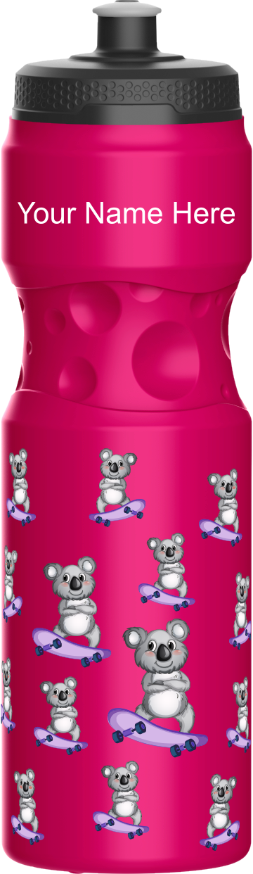 Skater Koala Water Bottles