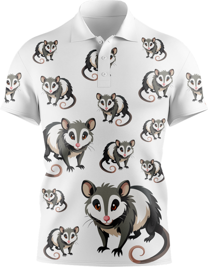 Pesky Possum Men's Short Sleeve Polo
