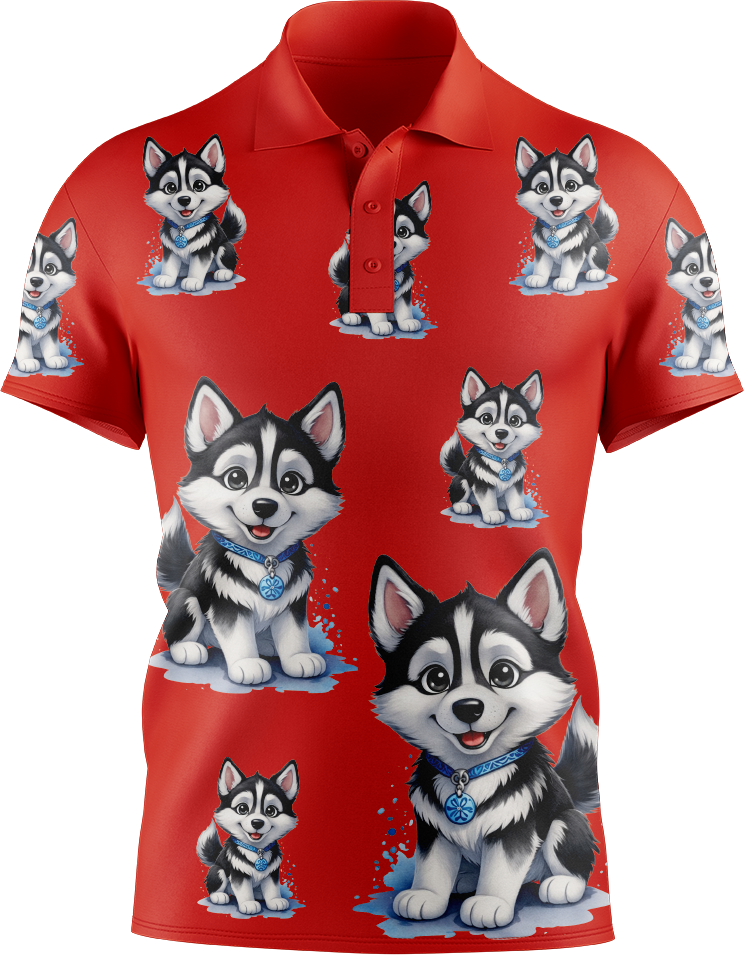 Hero Husky Men's Short Sleeve Polo