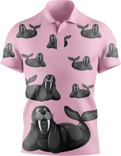 Sassy SeaLion Men's Short Sleeve Polo