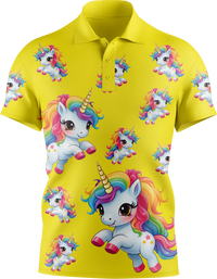 Upsy Unicorn Men's Short Sleeve Polo 2