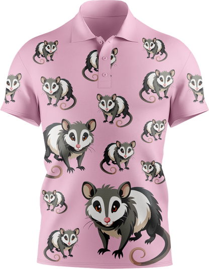 Pesky Possum Men's Short Sleeve Polo