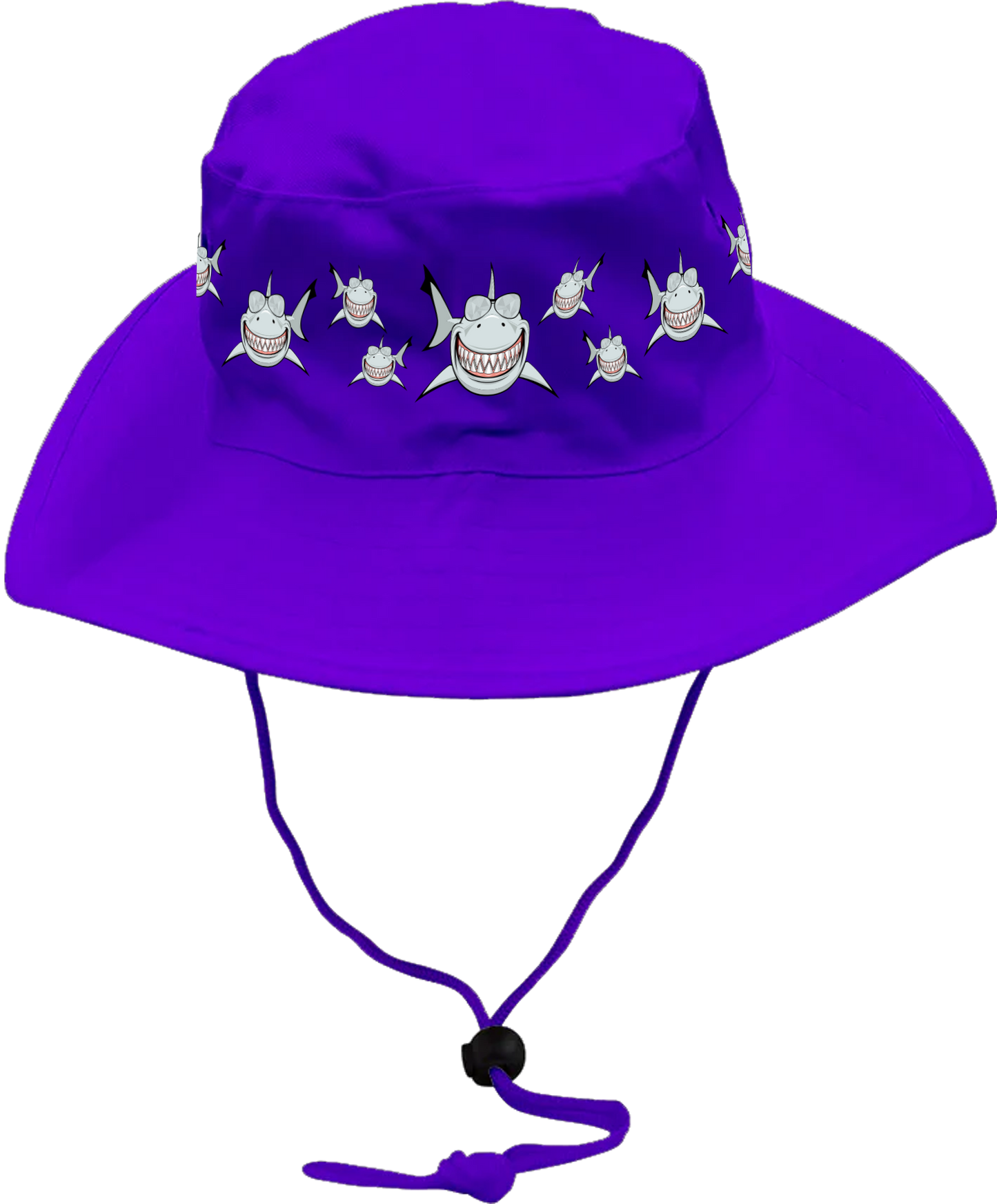Snazzy Sharks Wide Brim Hat