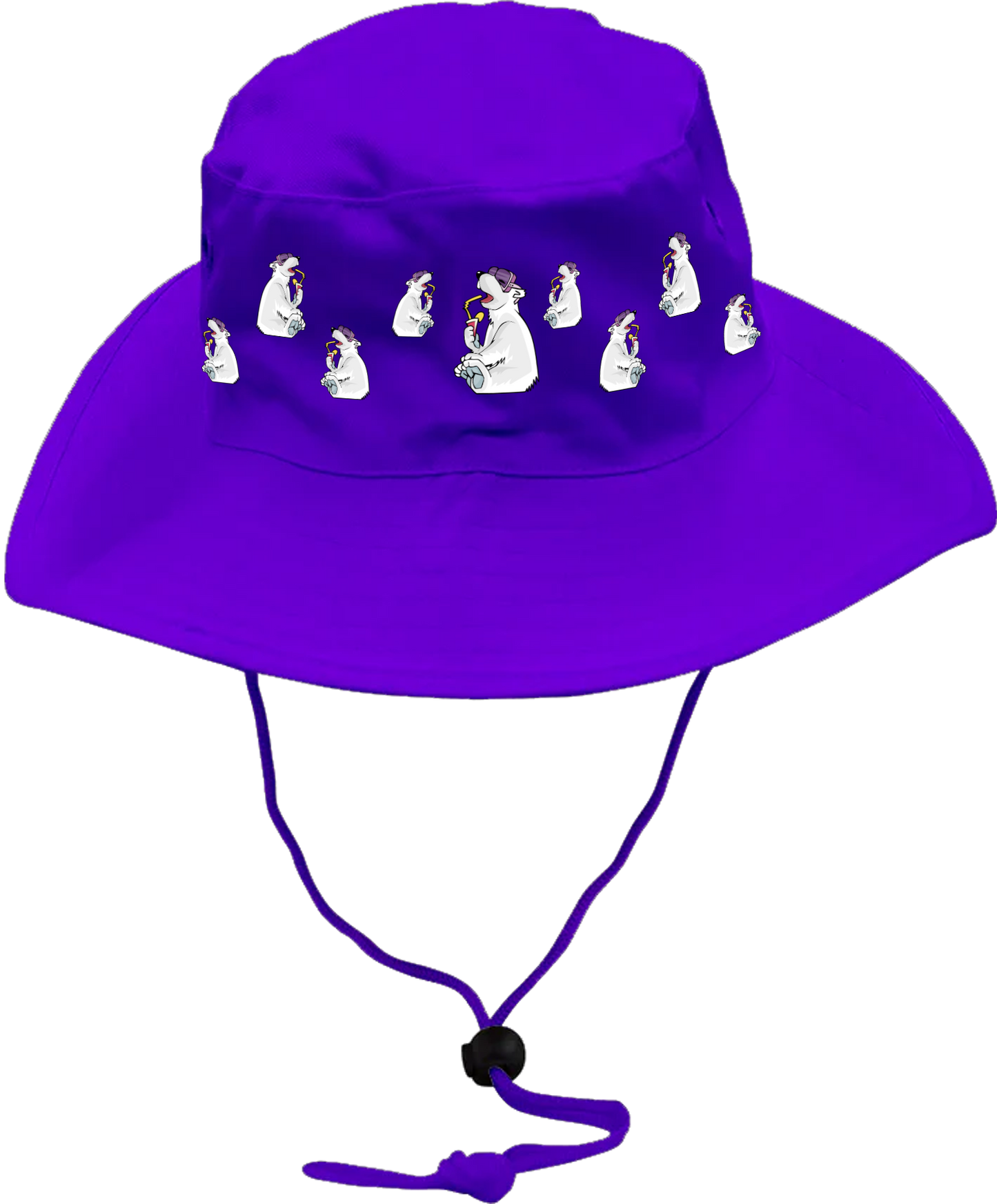 Ice Bear Wide Brim  Hat
