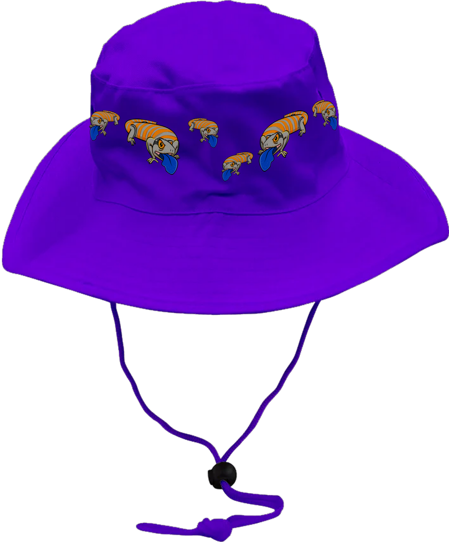 Bluey Lizard Wide Brim Hat