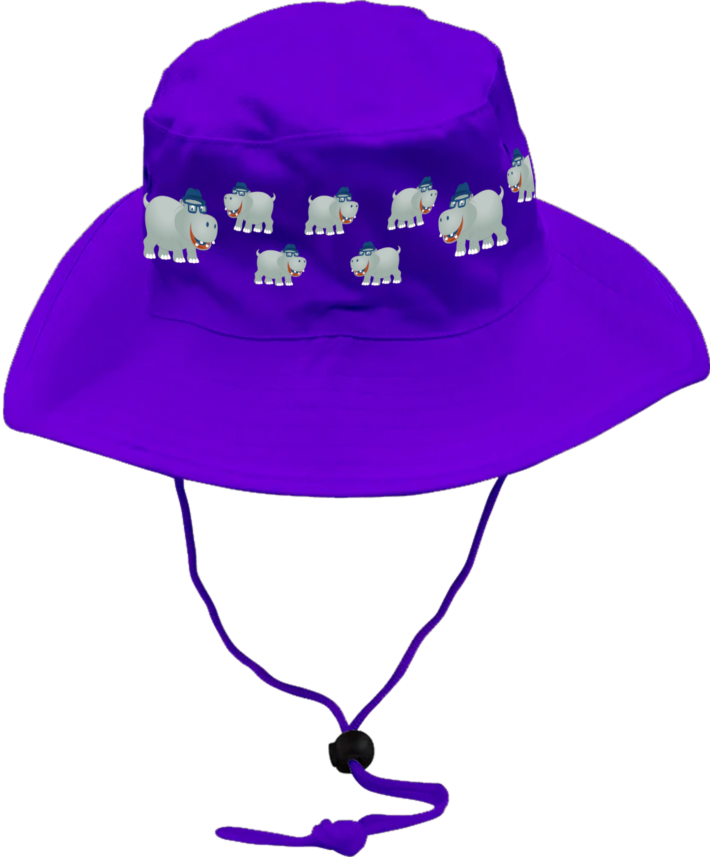 Hungry Hippo Wide Brim Hat