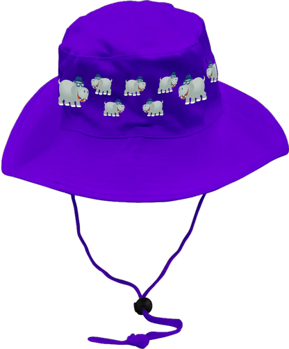 Hungry Hippo Wide Brim Hat