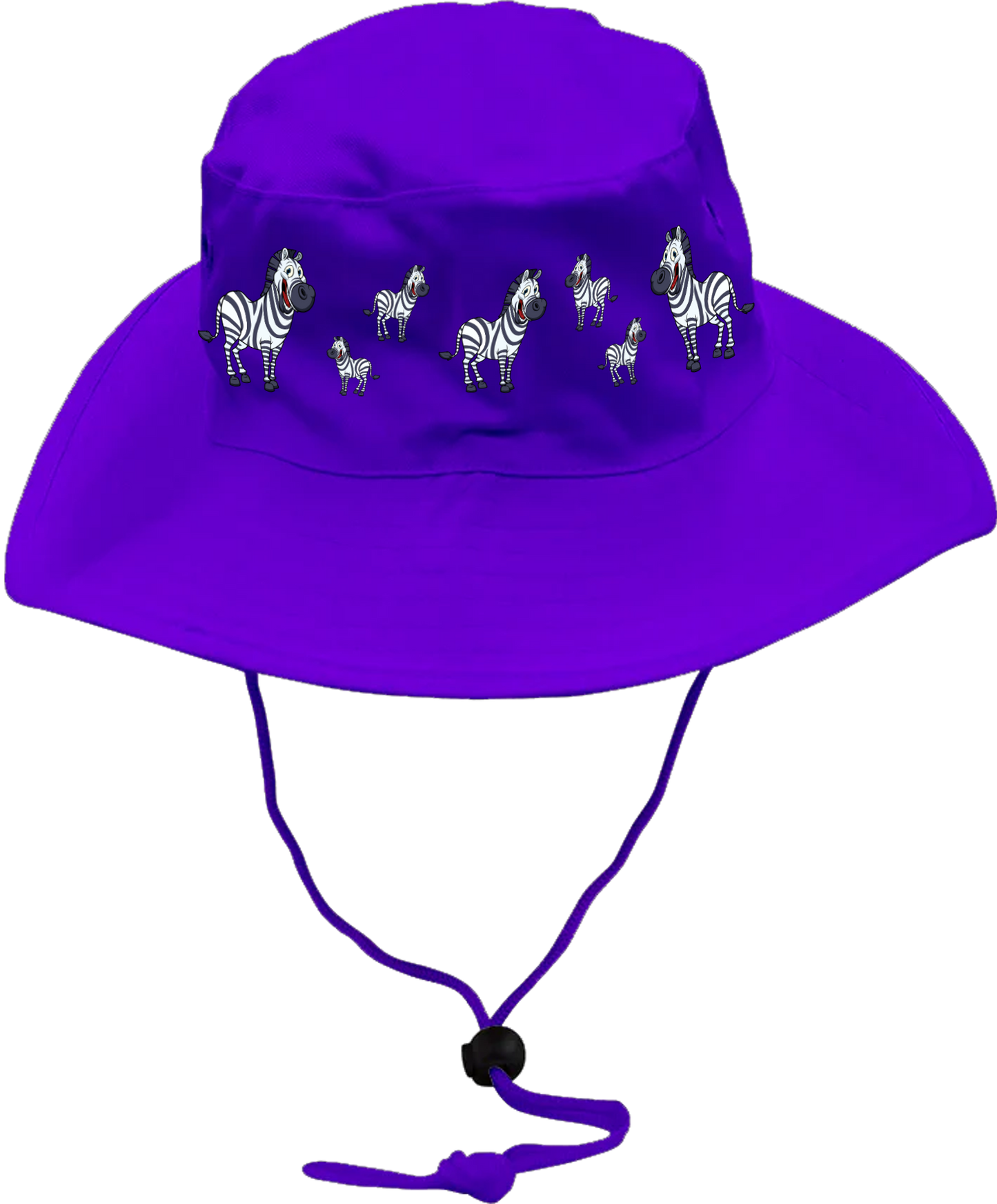 Ziva Zebra Wide Brim Hat