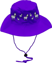 Ziva Zebra Wide Brim Hat 12