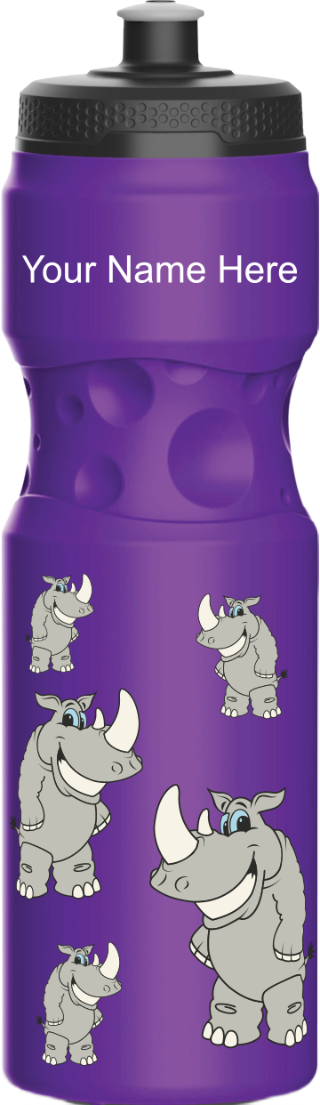 Racy Rhinocerus Water Bottles