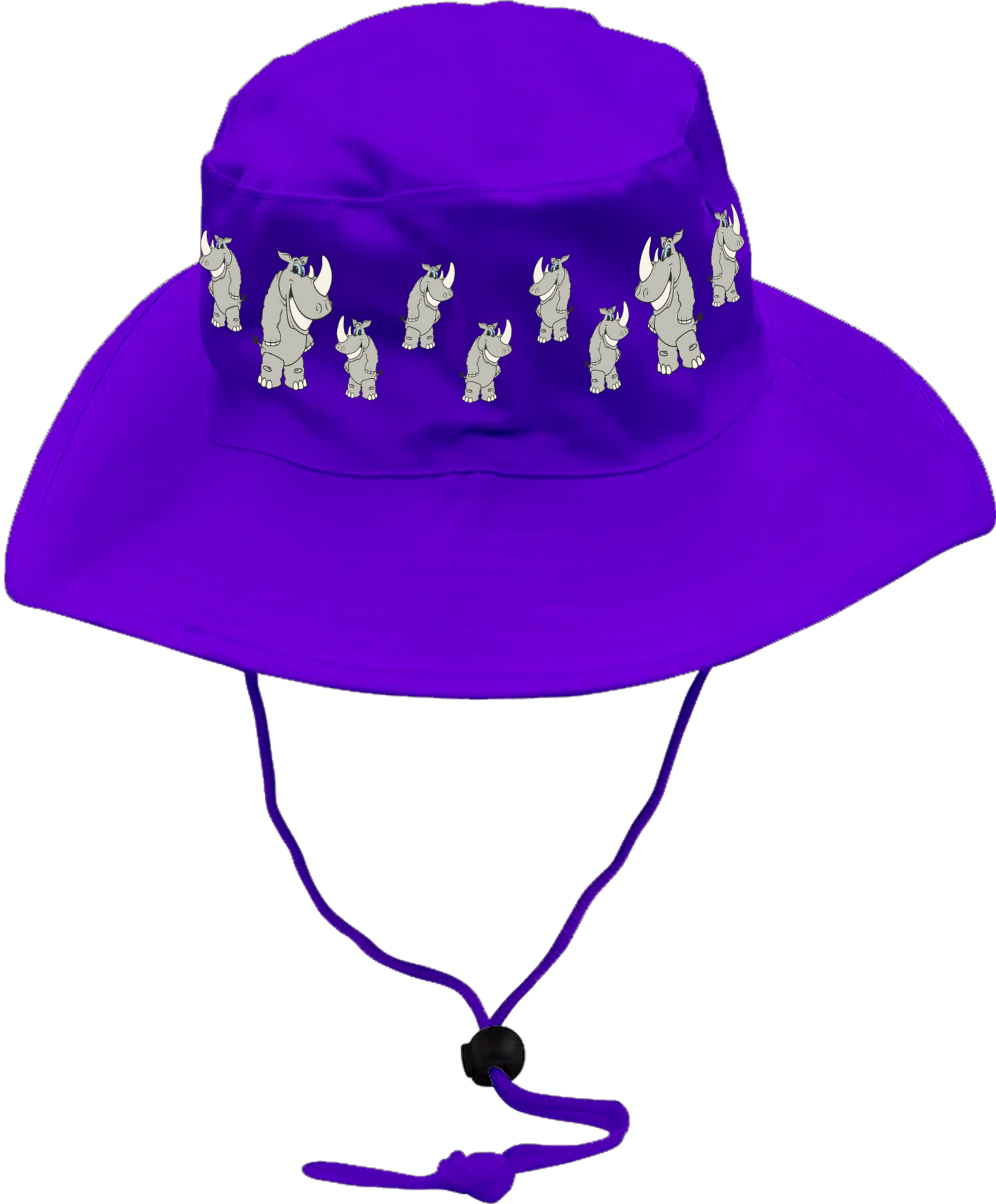 Racy Rhino Wide Brim Hat