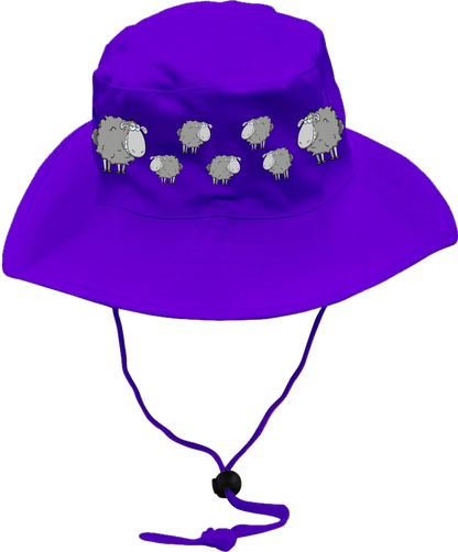 Black Sheep Wide Brim  Hat