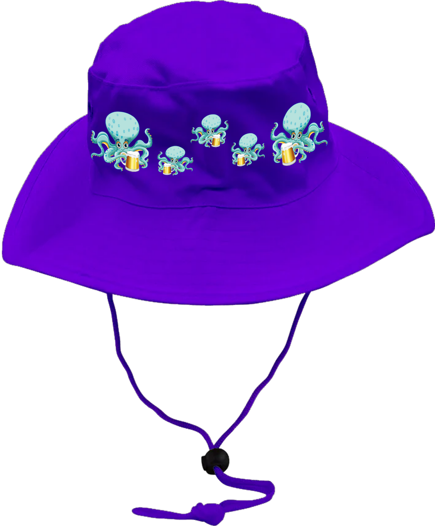 Octopus Wide Brim Hat