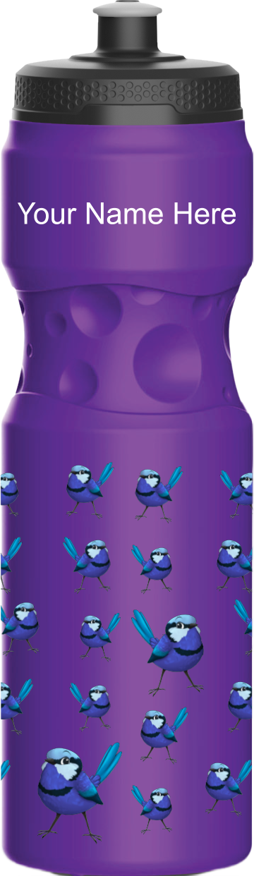 Blue Wren Water Bottle