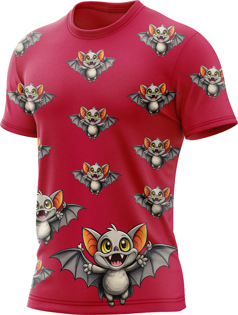 Chinchilla Bat Rash Shirt Short Sleeve