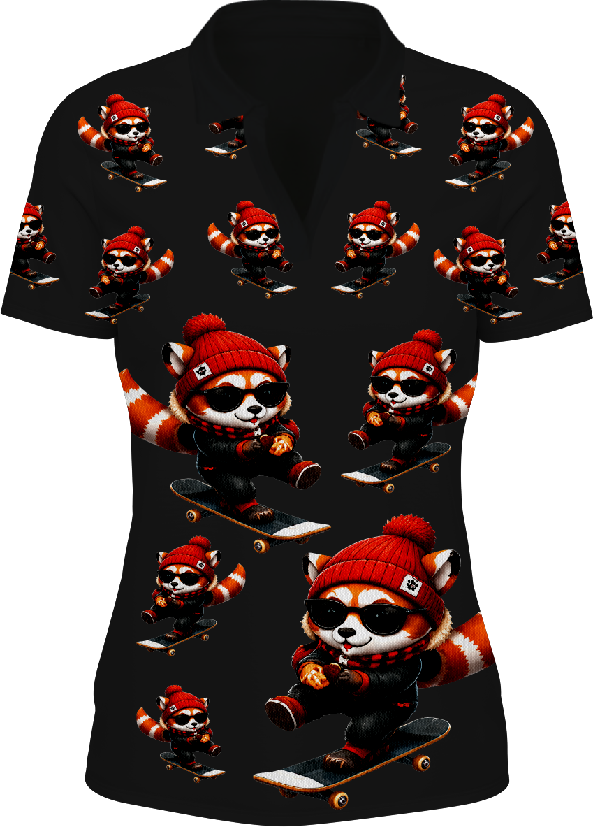 Red Panda Women's Polo