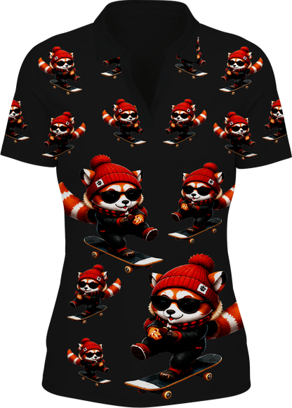 Red Panda Women's Polo
