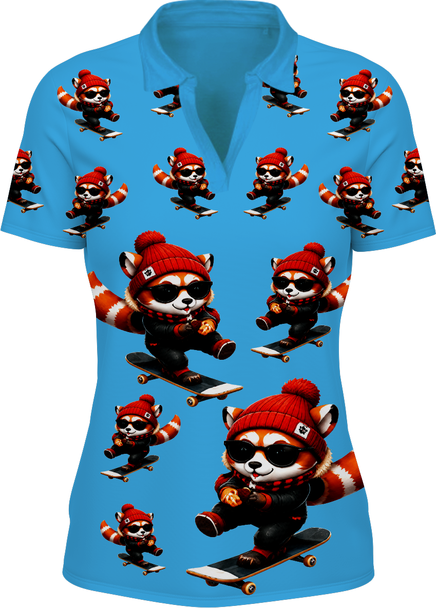 Red Panda Women's Polo