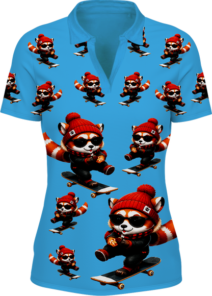 Red Panda Women's Polo