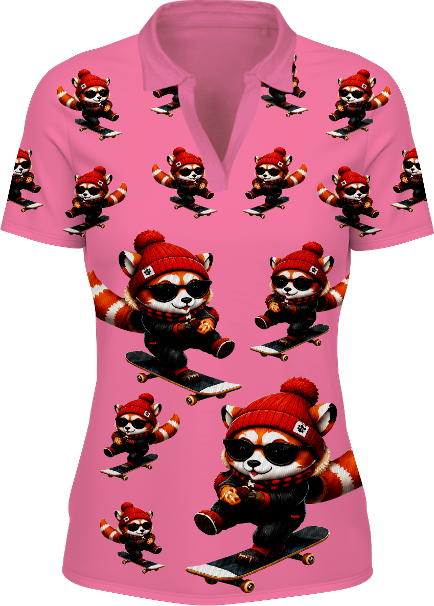 Red Panda Women's Polo