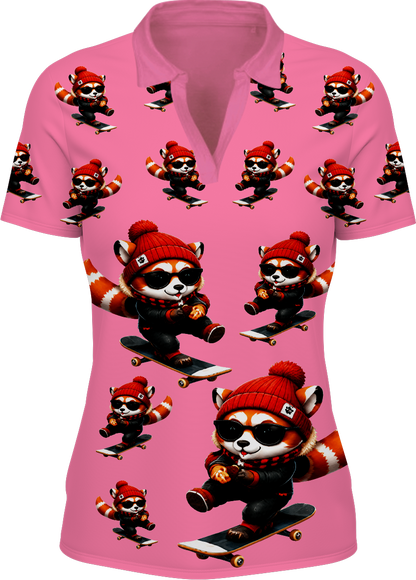 Red Panda Women's Polo