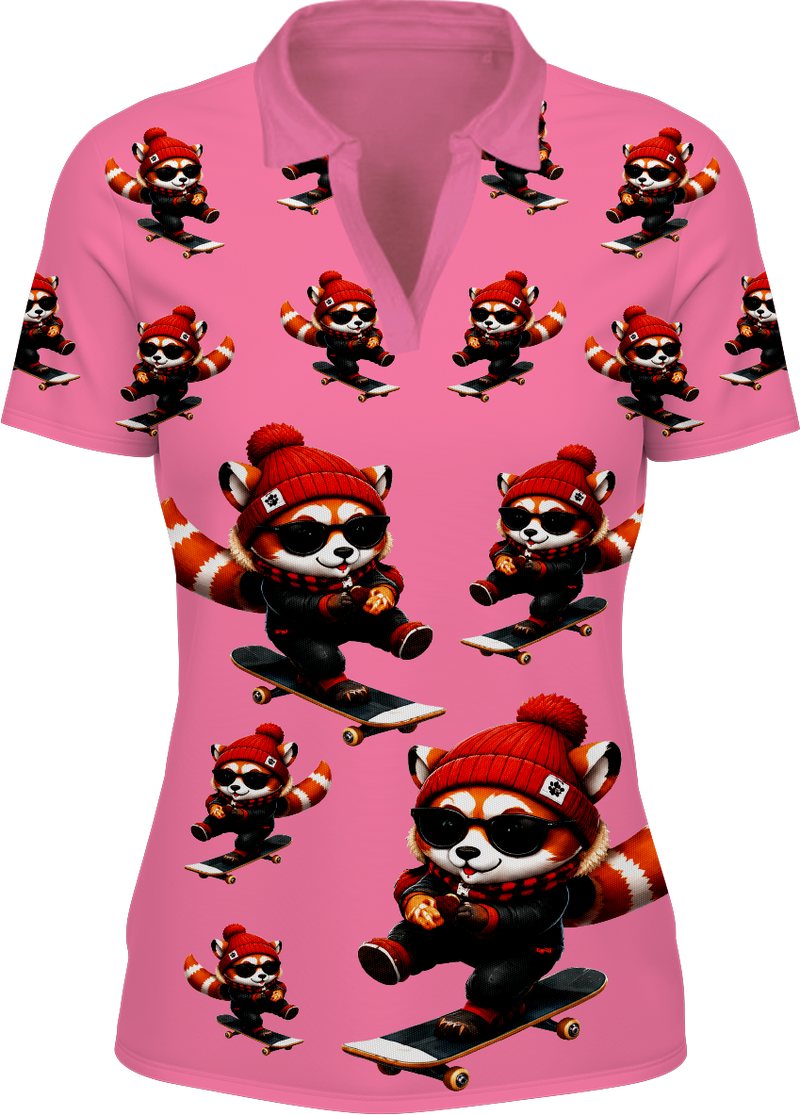 Red Panda Women's Polo