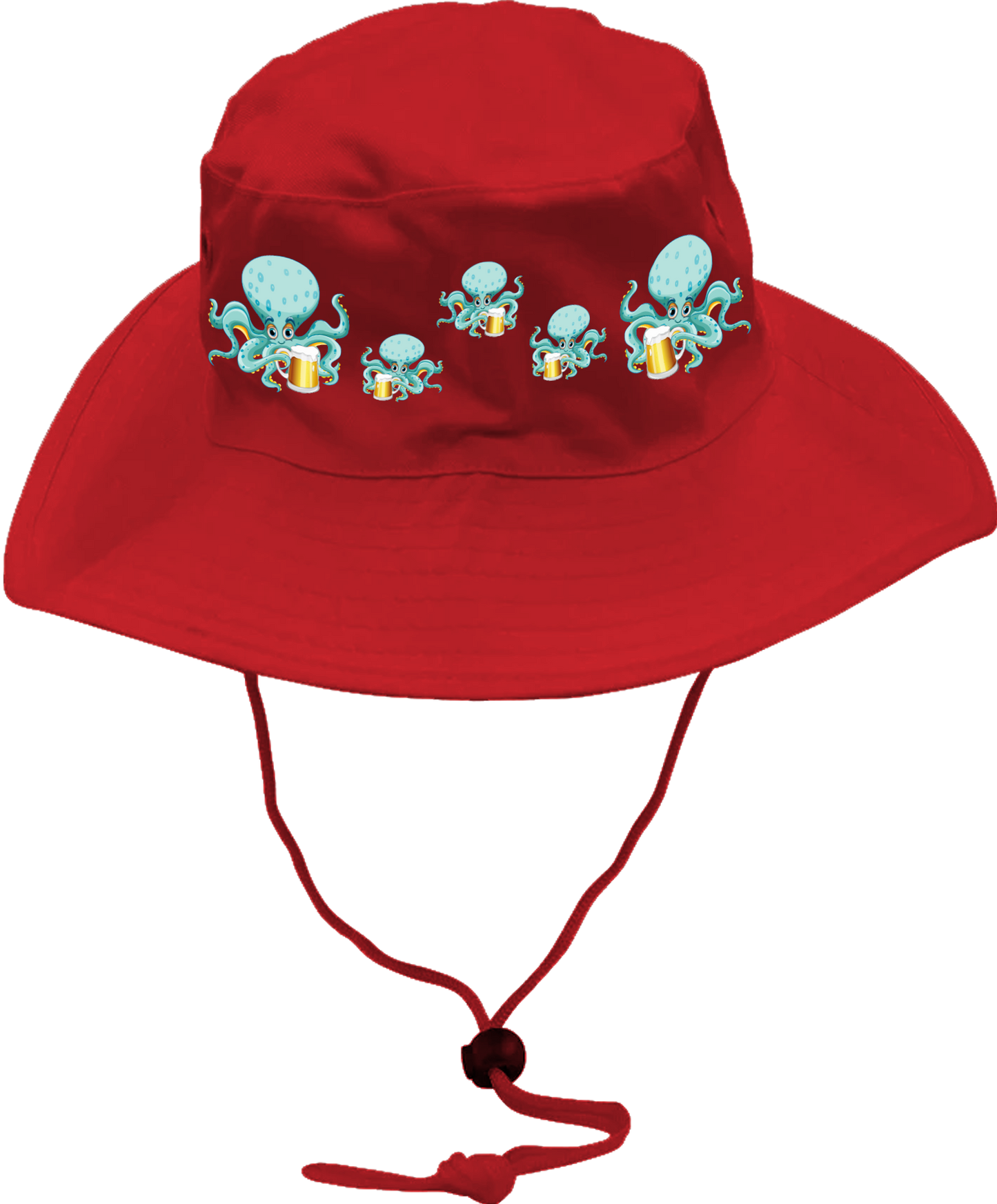 Octopus Wide Brim Hat