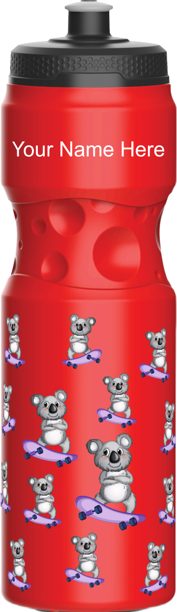 Skater Koala Water Bottles