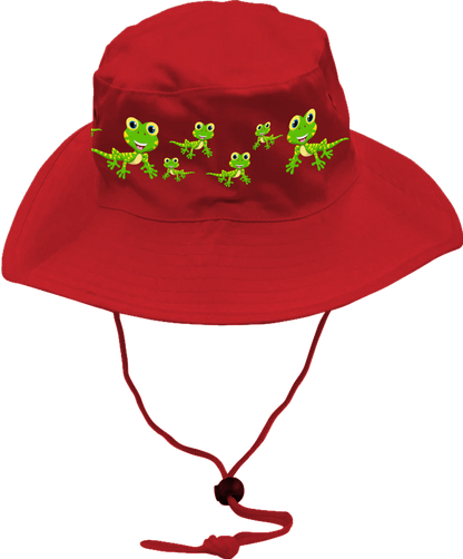 Indigenous Gecko Wide Brim Hat