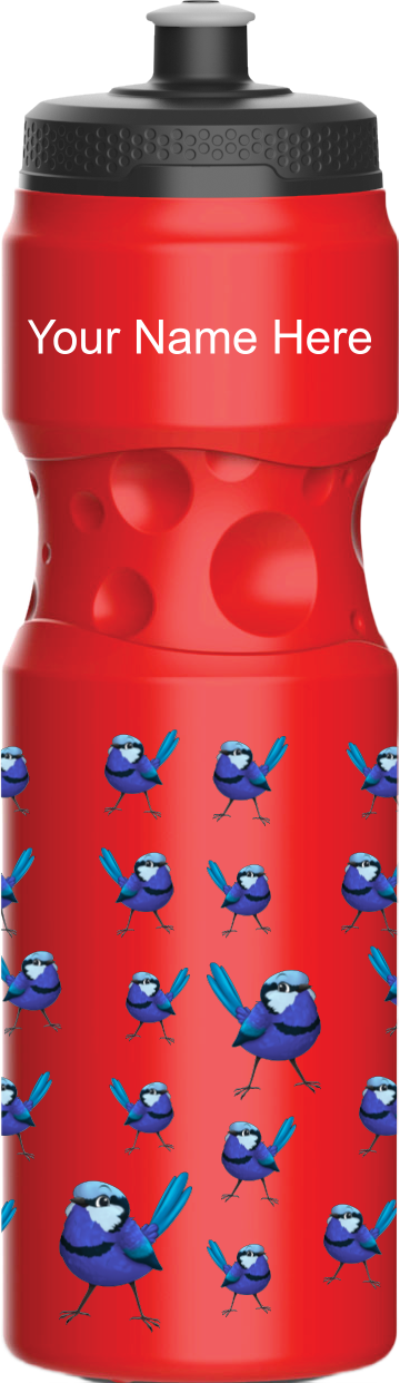 Blue Wren Water Bottle