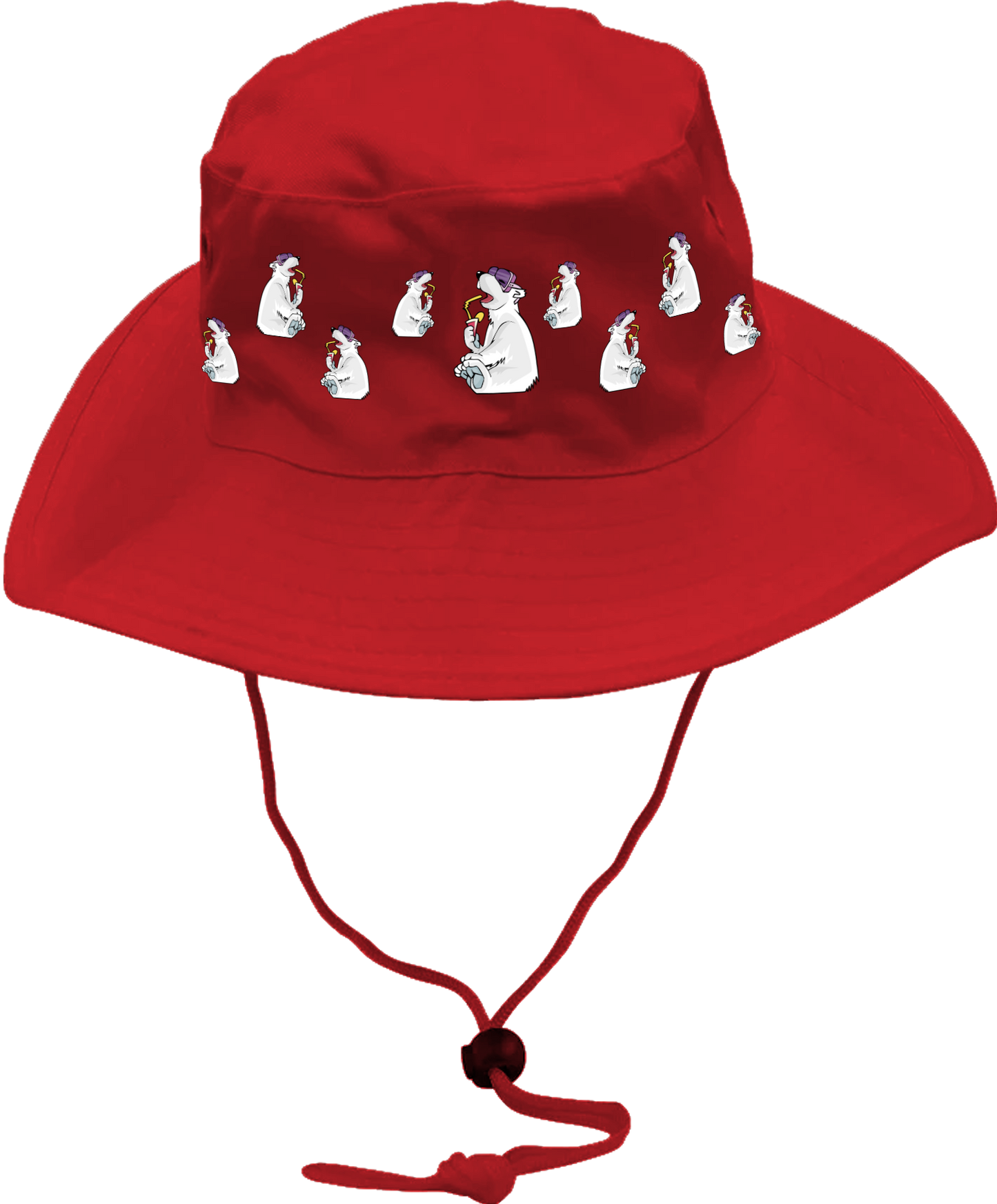 Ice Bear Wide Brim  Hat