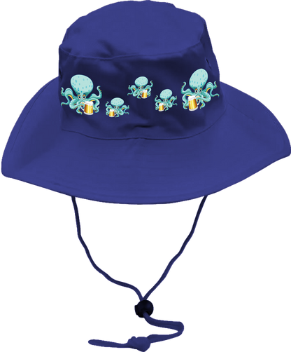Octopus Wide Brim Hat