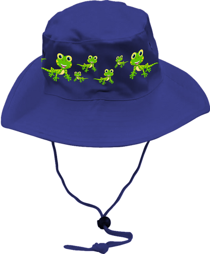 Indigenous Gecko Wide Brim Hat