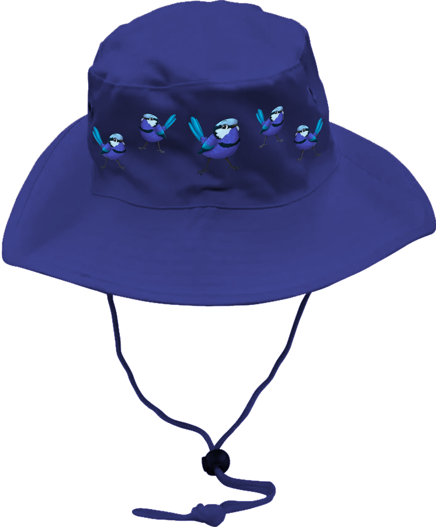 Blue Wren Wide Brim Hat