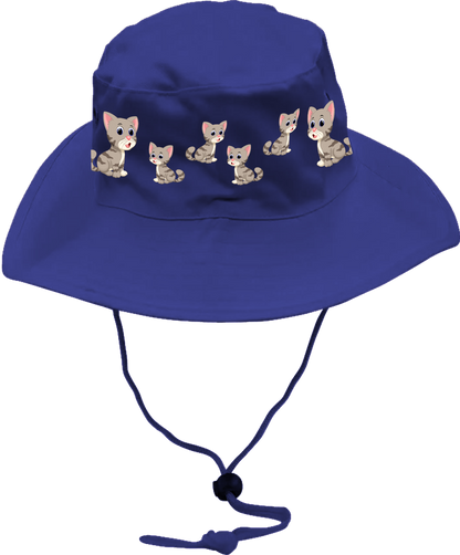 Playful Pussycat Wide Brim Hat
