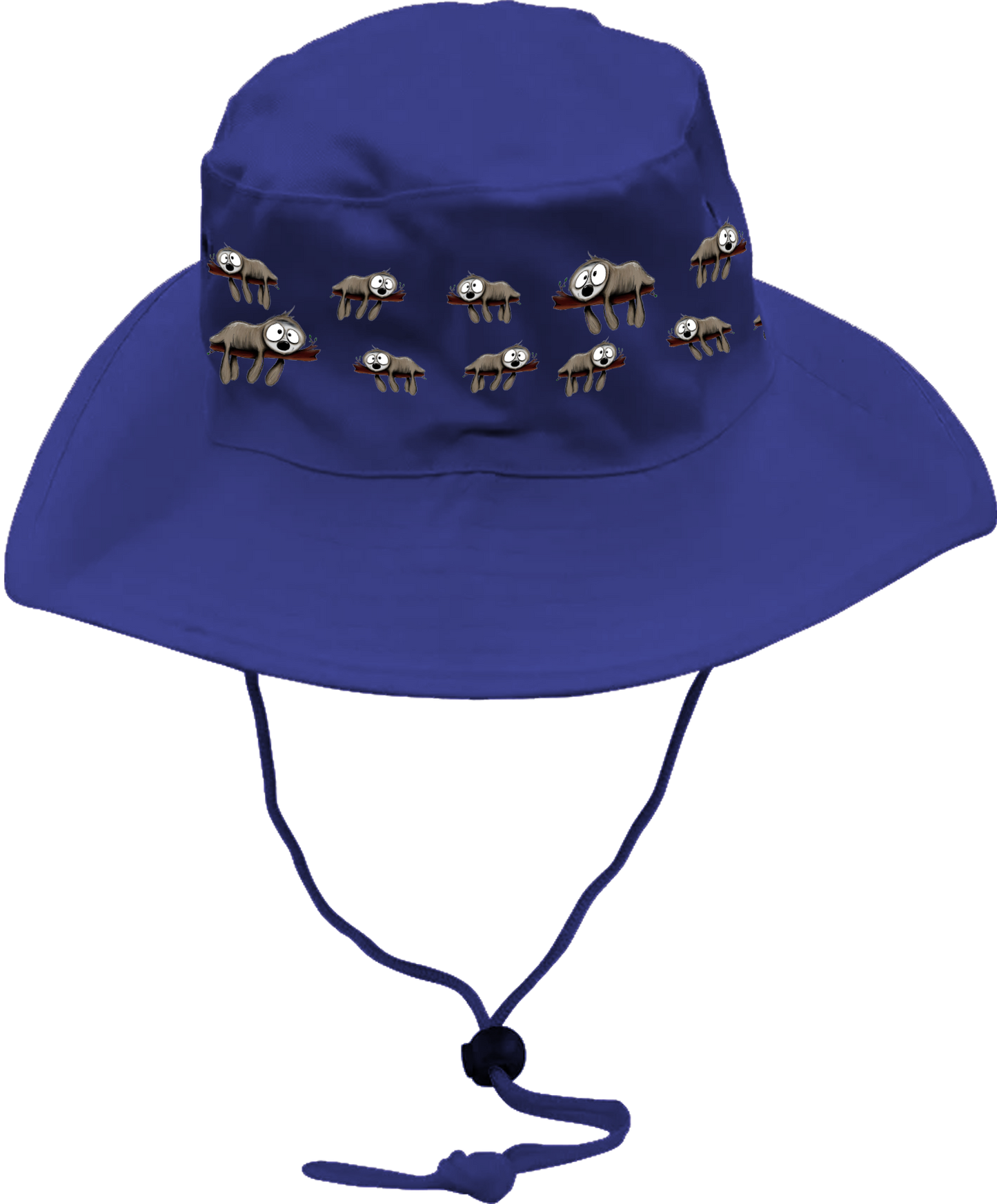 Snoozy Sloths Wide Brim Hat