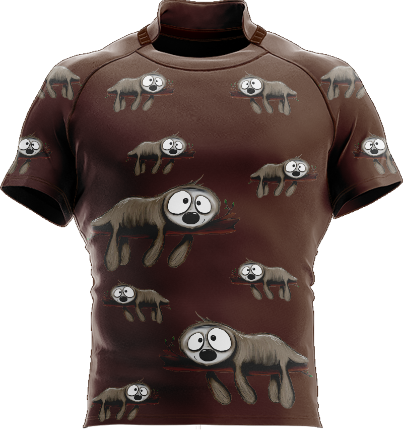 Snoozy Sloth Rugby Jersey – fungear.com.au