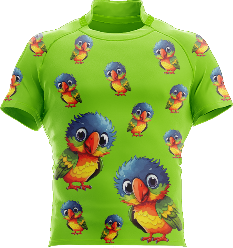 Rainbow Lorikeet Rugby Jersey