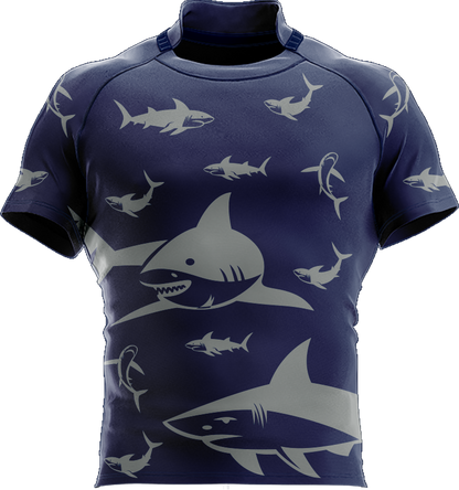 Swim with Sharks Rugby Jersey