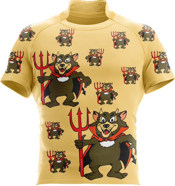 Devil Wears Fungear Rugby Jersey