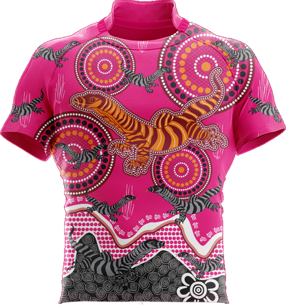 Indigenous Goanna Rugby Shirts