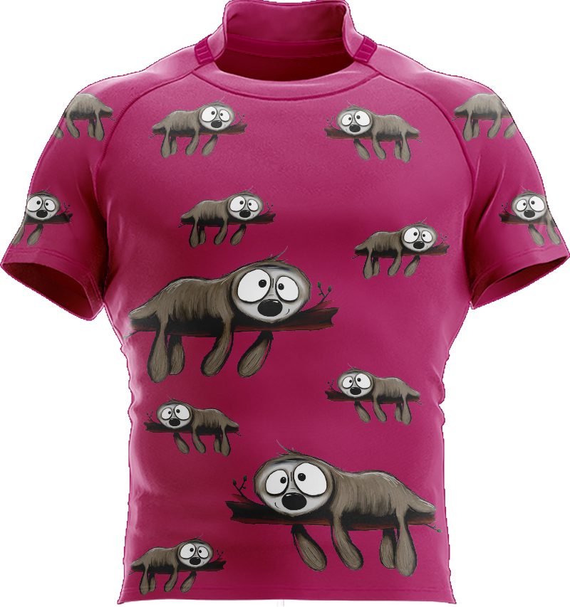 Snoozy Sloth Rugby Jersey