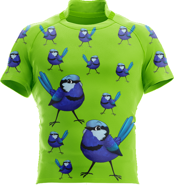 Blue Wren Rugby Jersey