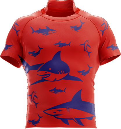 Swim with Sharks Rugby Jersey