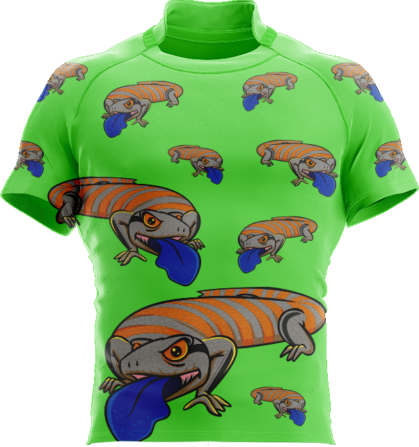 Bluey Lizard Rugby Jersey