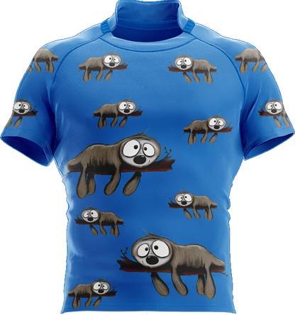 Snoozy Sloth Rugby Jersey