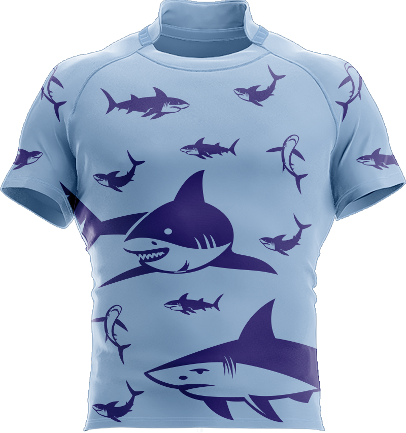 Swim with Sharks Rugby Jersey