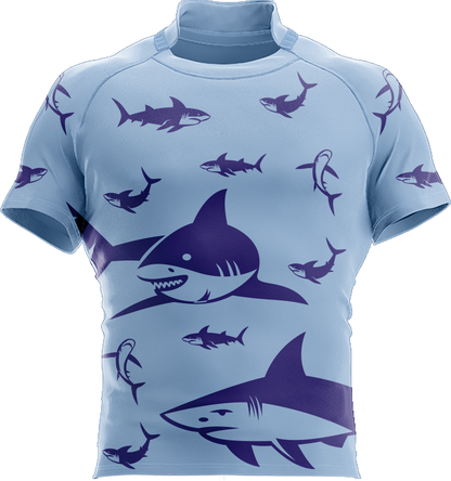 Swim with Sharks Rugby Jersey