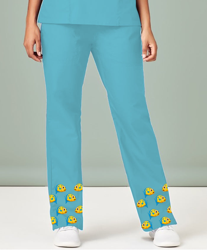 Fis out of water Scrub Pant