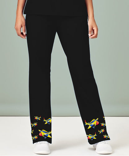 Jet Plane Scrub Pant